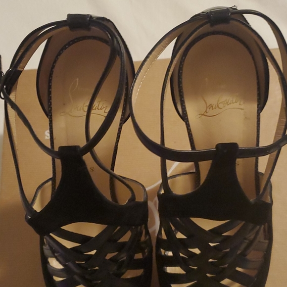 Carlota  160 veau vel/patent  authentic CL 38.5 - Picture 8 of 16